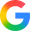 Colorful Google logo on a transparent background.